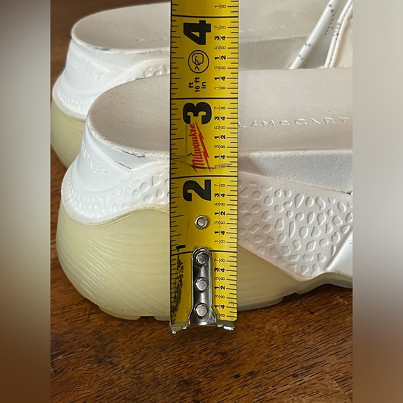STELLA MCCARTNEY AUTHENTIC Platform Slides Mules White - Picture 9 of 14